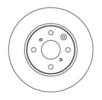 NF PARTS Тормозной диск NF1699155